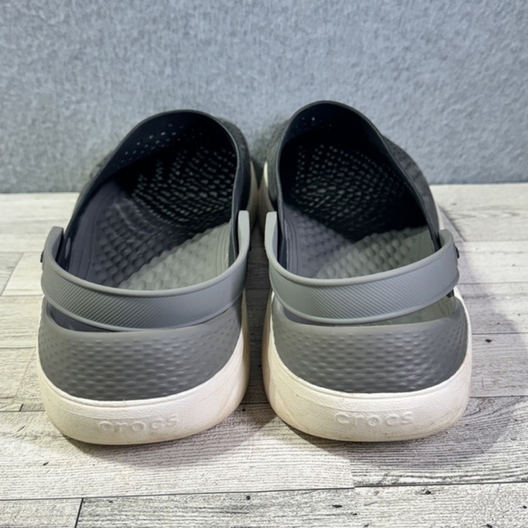 Crocs Clogs Shoes Mens 13 Black Lite Ride Clog Cushioned Comfort Slide On - Picture 2 of 8